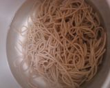 きのこ、たっぷり月見そば・鶏肉入り作り方8写真