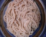 きのこ、たっぷり月見そば・鶏肉入り作り方11写真