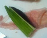 簡単☆オクラとナスの豚ロール♪作り方1写真