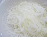 酢醤油漬コロコロ豚肉とオニオンスライス作り方1写真