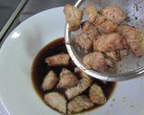 酢醤油漬コロコロ豚肉とオニオンスライス作り方5写真