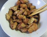 酢醤油漬コロコロ豚肉とオニオンスライス作り方6写真