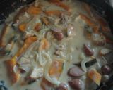 リメイク☆からあげdeかぼちゃグラタン作り方6写真