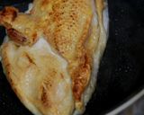 鶏としめじを焦がし醤油作り方3写真