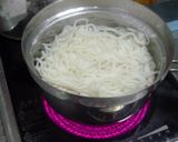 茨城家庭料理:卵かけ納豆うどん→略TKU作り方2写真