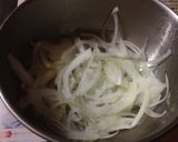☆水菜がおいしい☆ 納豆お月見サラダ♪作り方1写真