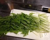 ☆水菜がおいしい☆ 納豆お月見サラダ♪作り方2写真
