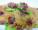 金糸瓜（そうめん南瓜）と牛肉の甘辛炒め作り方9写真