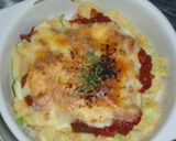 ポテトクリームグラタンのミートソース掛け作り方11写真