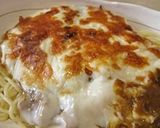 残ったカレーをリメイク@焼きカレーパスタ作り方7写真
