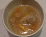 玉ねぎ、人参、鳥ささみの簡単野菜スープ作り方5写真