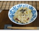 圧力鍋で炊く玄米さつま芋ご飯作り方4写真