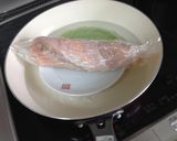 鶏のムネ肉で大葉と梅肉ロール作り方7写真