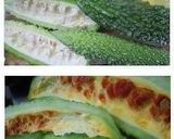 ゴーヤボート★筍芋の味噌マヨチーズ作り方1写真