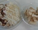 きのことゴボウの秋味ブルスケッタソース作り方1写真