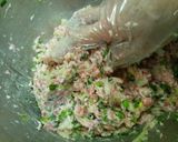 浜松餃子風タコ入たまねぎ餃子作り方4写真