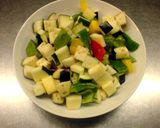 野菜の旨みたっぷり夏野菜のトマトリゾット作り方1写真