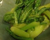 おつまみに☆味美菜（あじみ菜）の辛し和え作り方4写真