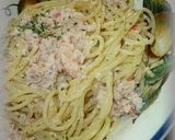 カニと辛子明太子の冷製パスタ☆作り方4写真