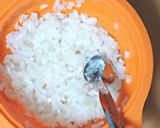 “食べる” 和風オニオンソース作り方1写真
