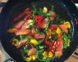 ピーマンとトマト簡単丼♪作り方4写真
