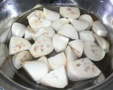 白ナス（下町美人）の胡麻和え作り方2写真