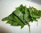 モロヘイヤとわかめのお吸い物作り方1写真