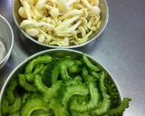 ゴーヤときのこのつくだ煮＜やよい会＞作り方1写真