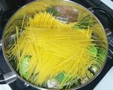 鍋１つで作るクリームスパゲティー作り方1写真