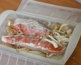 ルクエde鮭のクリーム風ムニエル作り方3写真