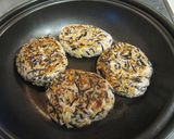 鶏ひじきハンバーグ。作り方5写真