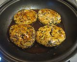 鶏ひじきハンバーグ。作り方6写真