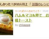 ハム＆マヨ＆卵で　お日様トースト☀作り方5写真