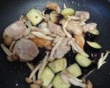 チキンとナスのチーズミルク煮作り方3写真