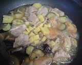 チキンとナスのチーズミルク煮作り方4写真
