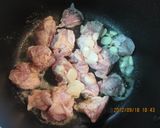 キノコと鶏モモ肉の豆乳スープ★作り方2写真