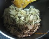 キノコと鶏モモ肉の豆乳スープ★作り方6写真