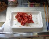 牛肉と新しょうがと細切り筍の炒め物作り方1写真