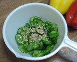 さっぱりおいしい☆きゅうりの酢のもの作り方2写真