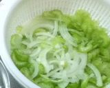 おっ！うまい！セロリとそぼろの混ぜご飯作り方1写真