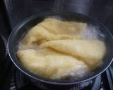 開け！油揚げ！(油抜きも同時に)作り方1写真
