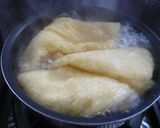 開け！油揚げ！(油抜きも同時に)作り方2写真