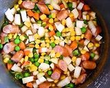 すき家のカレーで炊飯器ピラフ！作り方2写真