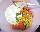 ❀コーンと枝豆のカラフル白和え❀作り方4写真