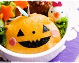 ＊キャラ弁＊ハロウィン★おばけかぼちゃ作り方5写真