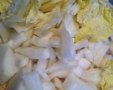 白菜たっぷり塩らーめん作り方1写真