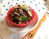 茄子とピーマンのソース胡麻和え作り方7写真