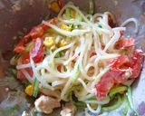 マロニー・ツナ・野菜の梅チーズマヨ和え作り方7写真
