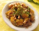 南瓜(野菜）のソース＆スキムミルク和え作り方4写真