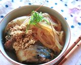 鯖味噌煮缶とマロニーの生姜風味煮作り方7写真
